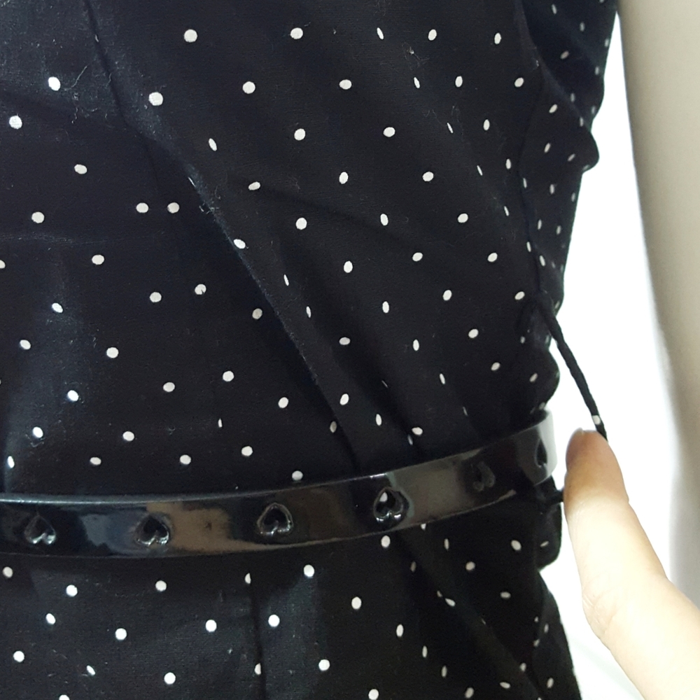 90's-Y2K🔥Polka-dot Strapless Stretchy Summer Dress - Picture 7 of 12